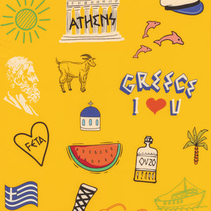 Greece I love you Yellow