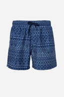 Tinos Navy | Mid-Length Mens' Swim Shorts