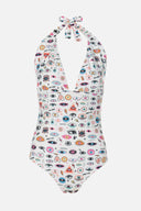 Starry Eyes | Halterneck Swimsuit - Sun of a Beach