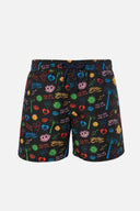 The Sun of a Beach Universe Black | Mid-Length Mens' Swim Shorts