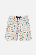 The Sun of a Beach Universe | Mid-Length Mens' Swim Shorts