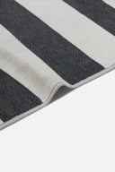 Aegean Stripes Black | Feather Beach Towel - Sun of a Beach