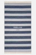 Aegean Stripes Deep Blue | Feather Beach Towel - Sun of a Beach