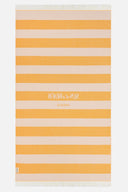 Aegean Stripes Sunflower | Feather Beach Towel