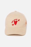 The Sun of a Beach Heart Ecru Corduroy | Baseball Cap - Sun of a Beach
