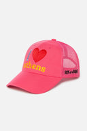 I Love Athens Neon Pink Trucker | Baseball Cap