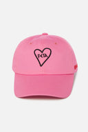 Feta Heart Pink | Baseball Cap