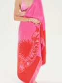 Bicolor Bubblegum Orange | Velvet Beach Towel