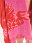 Bicolor Bubblegum Orange | Velvet Beach Towel