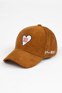 Evil Eye Love Brown Corduroy | Baseball Cap - Sun of a Beach