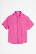 Bubblegum Linen | Short Sleeve Shirt