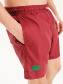 Burgundy Eye | Quick Dry Mens' Swim Shorts