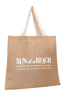 You Sun of a Beach Bubblegum | Feather Beach Towel - Sun of a Beach