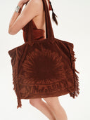 Cacao | Terry Tote Beach Bag