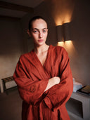 Coppertone Linen | Kimono