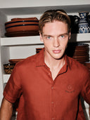 Coppertone Linen | Short Sleeve Shirt