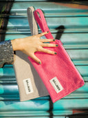 Greige Corduroy | Little Waterproof Pouch - Sun of a Beach