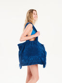 Deep Blue | Terry Tote Beach Bag