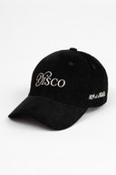 Silver Disco Black Corduroy | Baseball Cap