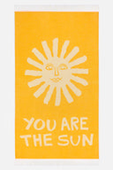 You Are The Sun Sunflower | Feather Beach Towel - Sun of a Beach