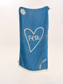 Feta Bright Blue | Feather Beach Towel - Sun of a Beach