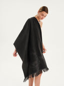 Graphite | Mini Monochrome Beach Towel