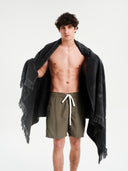 Graphite | Monochrome Beach Towel