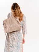 Greige | Mini Terry Tote Bag - Sun of a Beach