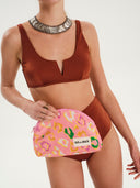 Leopard Fiesta | Small Luna Waterproof Pouch