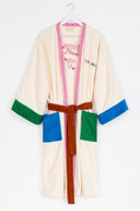 Multi Ecru | Kimono Bathrobe - Sun of a Beach