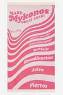 Mykonos Forever Bubblegum | Feather Beach Towel - Sun of a Beach