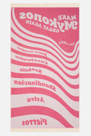 Mykonos Forever Bubblegum | Feather Beach Towel - Sun of a Beach