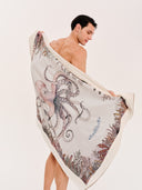 WWF Octopus Ecru | Signature Beach Towel - Sun of a Beach