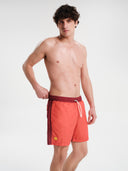 Orange Bicolor Sun | Quick Dry Mens' Swim Shorts