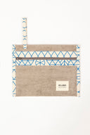 Skies of Tinos Greige | Waterproof Pouch - Sun of a Beach