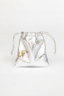 Silver Crazed | Leather Pouch
