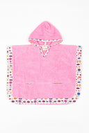 Starry Eyes Bubblegum | Kids' Poncho - Sun of a Beach