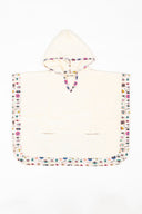 Starry Eyes Ecru | Kids' Poncho - Sun of a Beach