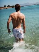 Starry Eyes | Mid-Length Mens' Swim Shorts