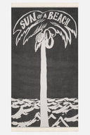 Sun of a Palm Black | Feather Beach Towel - Sun of a Beach