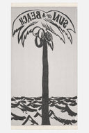 Sun of a Palm Black | Feather Beach Towel - Sun of a Beach