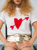 The Sun of a Beach Heart Red Velvet White | T-Shirt - Sun of a Beach