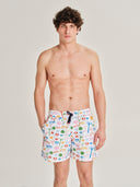 The Sun of a Beach Universe | Mid-Length Mens' Swim Shorts