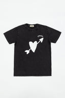 The Sun of a Beach Silver Heart SW Black | T-Shirt - Sun of a Beach
