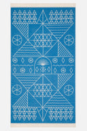 Tinos Bright Blue | Feather Beach Towel - Sun of a Beach