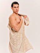 Tinos Greige | Feather Beach Towel - Sun of a Beach