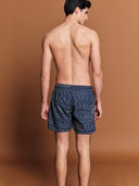 Tinos Navy | Mid-Length Mens' Swim Shorts