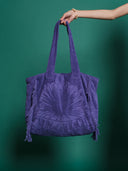 Ultra Violet | Terry Tote Beach Bag - Sun of a Beach