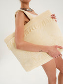 Vanilla | Oversized Beach Bag