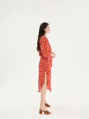 Wild Flame Linen | Shirtdress